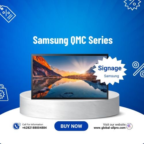 Samsung QM43C/QM50C/QM55C/QM65C/QM75C Smart Signage Cara Menarik Calon Pengunjung Toko - Store
